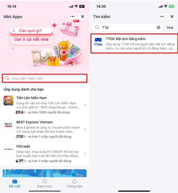 Hướng dẫn đặt lịch đăng kiểm ô tô online trên Zalo đơn giản và nhanh chóng Hướng dẫn đặt lịch đăng kiểm ô tô online trên Zalo đơn giản và nhanh chóng