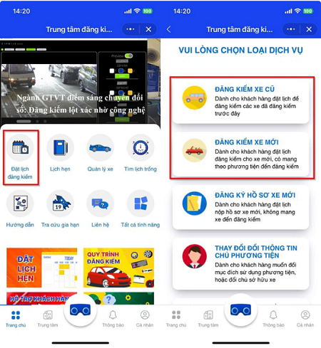 Hướng dẫn đặt lịch đăng kiểm ô tô online trên Zalo đơn giản và nhanh chóng Hướng dẫn đặt lịch đăng kiểm ô tô online trên Zalo đơn giản và nhanh chóng