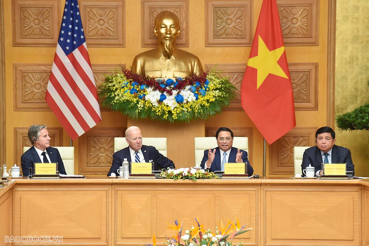 Tổng thống Joe Biden: Hoa Kỳ sẵn sàng giúp Việt Nam khai thác tiềm năng Tổng thống Joe Biden: Hoa Kỳ sẵn sàng giúp Việt Nam khai thác tiềm năng