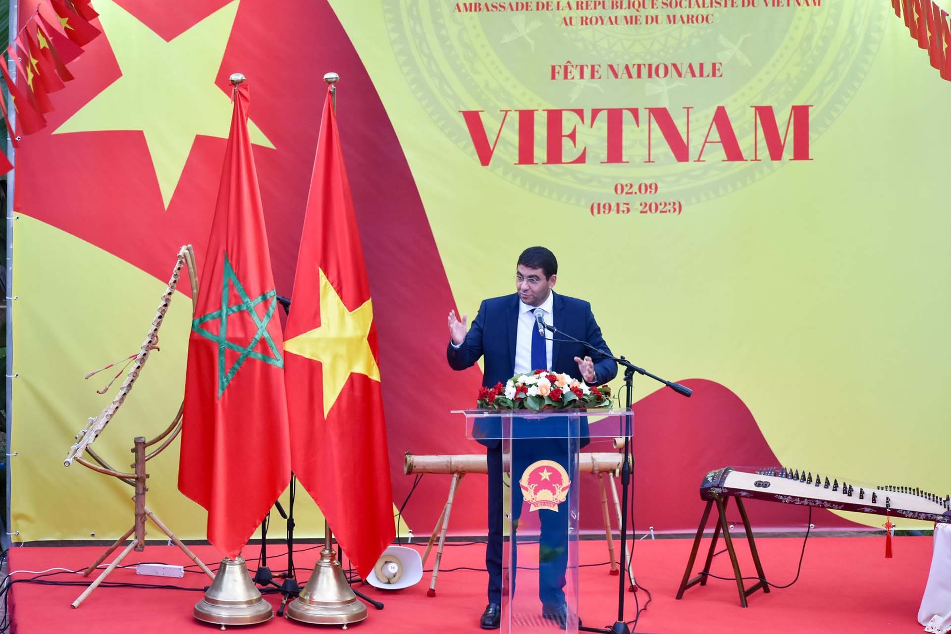 Đại sứ quán Việt Nam tại Morocco tổ chức kỷ niệm 78 năm Quốc khánh 2/9