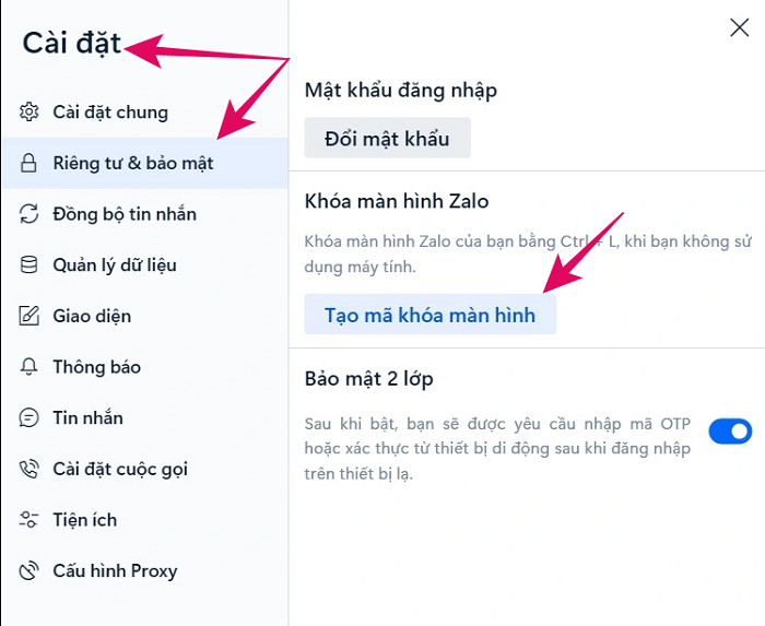 Không còn đau đầu với việc bảo mật trên Zalo, rất. đơn giản