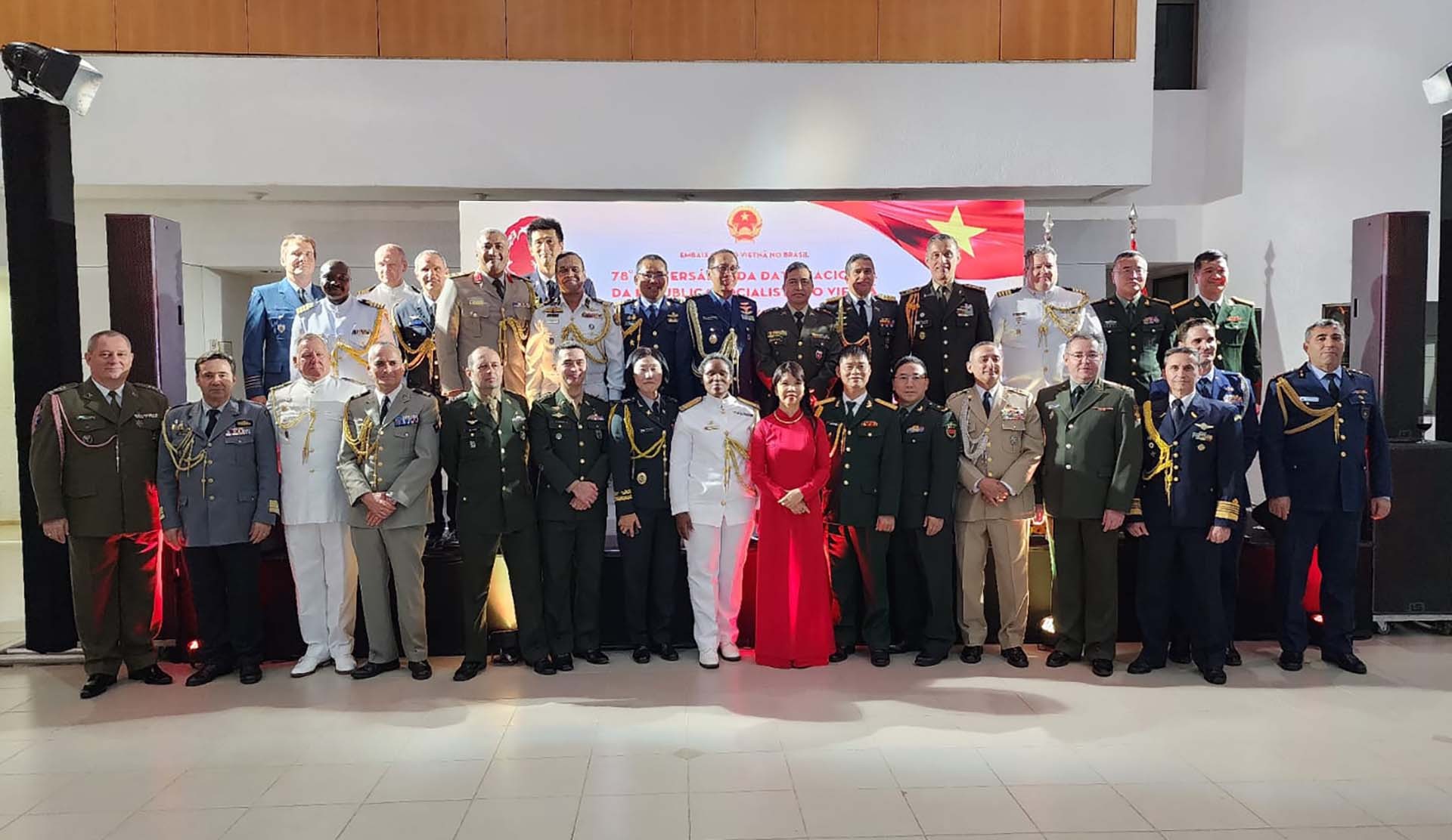 Đại sứ quán Việt Nam tại Brazil tổ chức kỷ niệm 78 năm Quốc khánh 2/9