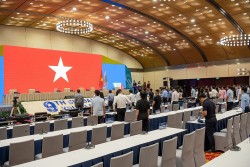 Chủ tịch Quốc hội Vương Đình Huệ kiểm tra công tác chuẩn bị tổ chức hội nghị nghị sĩ trẻ toàn cầu lần thứ 9