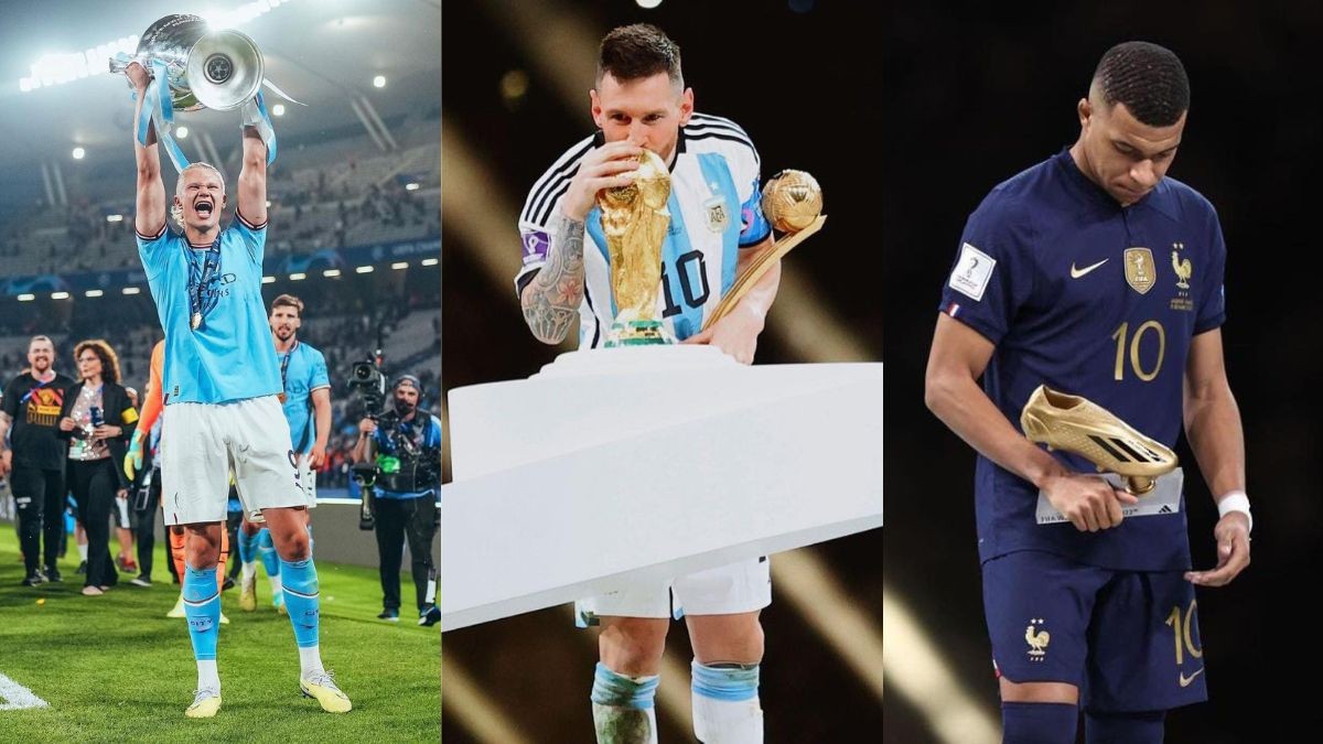 Các cầu thủ Erling Haaland, Lionel Messi và Kylian Mbappe. (Nguồn: Instagram) Các cầu thủ Erling Haaland, Lionel Messi và Kylian Mbappe. (Nguồn: Instagram)