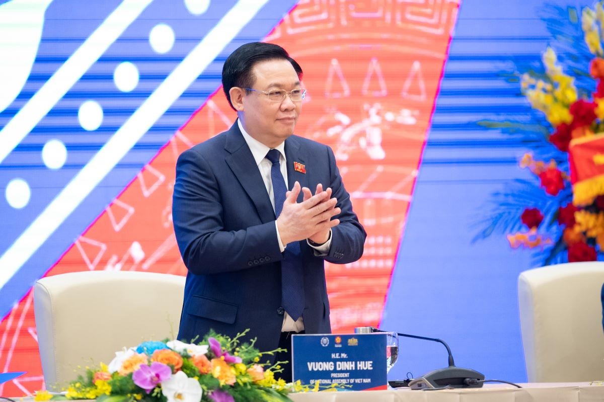 Chủ tịch Quốc hội Vương Đình Huệ tại Lễ khai mạc. (Ảnh: TC) Chủ tịch Quốc hội Vương Đình Huệ tại Lễ khai mạc. (Ảnh: TC)