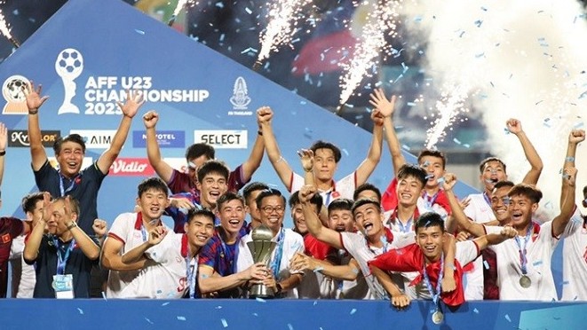Đội hình và các cầu thủ U23 Việt Nam 'tăng giá' sau khi vô địch U23 Đông Nam Á 2023