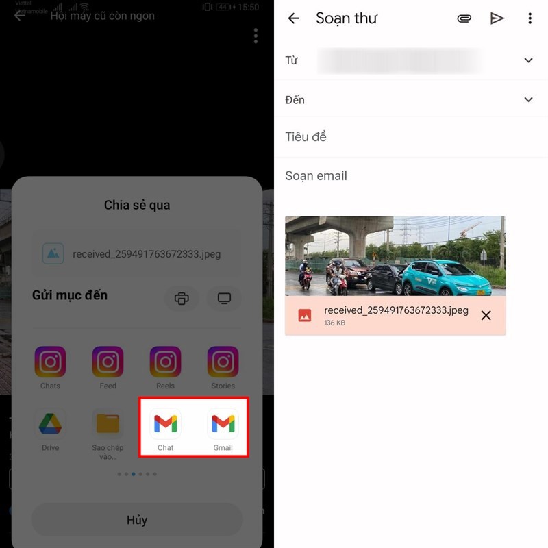 Hướng dẫn cách gửi ảnh từ Messenger sang Gmail đơn giản, nhanh chóng Hướng dẫn cách gửi ảnh từ Messenger sang Gmail đơn giản, nhanh chóng