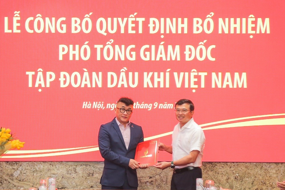 PetroVietnam bổ nhiệm Phó Tổng giám đốc mới phụ trách các lĩnh vực chiến lược phát triển của Tập đoàn