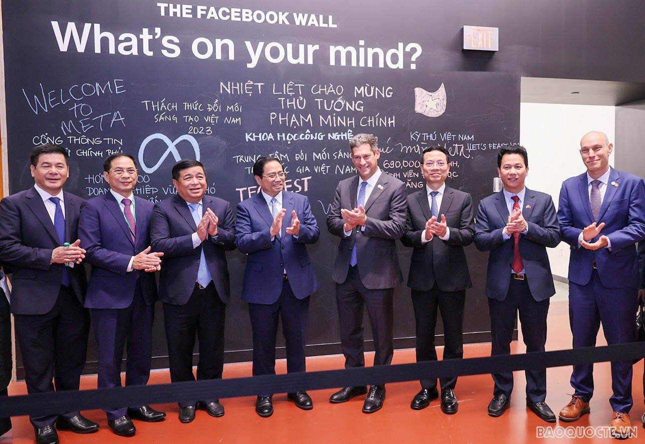 Thủ tướng Phạm Minh Chính đề nghị tập đoàn công nghệ Nvidia, Synopsys và Meta tăng cường đầu tư vào Việt Nam
