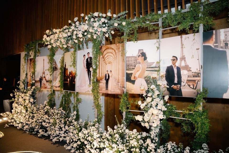 hoa tươi đám cưới Á hậu Phương Anh