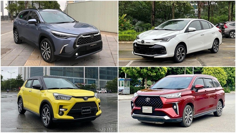 Corolla Cross dẫn đầu doanh số bán chạy 3 tháng gần nhất của hãng Toyota 