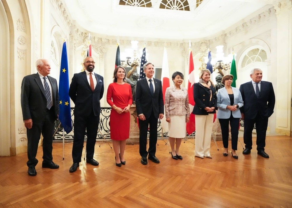 G7 ra tuyên bố chung kêu gọi Trung Quốc gây sức ép đối với Nga