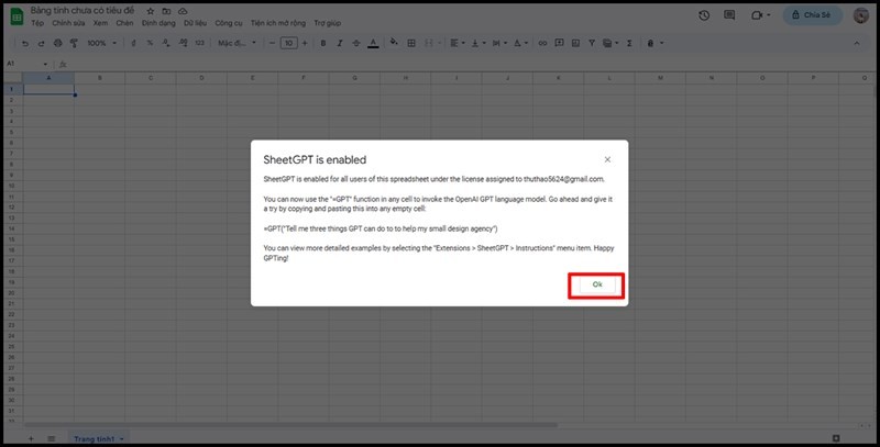 Hướng dẫn cách kết nối ChatGPT với Google Sheets cực đơn giản Hướng dẫn cách kết nối ChatGPT với Google Sheets cực đơn giản