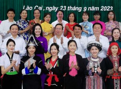 Chủ tịch nước Võ Văn Thưởng dự Lễ kỷ niệm 65 năm ngày Bác Hồ thăm Lào Cai