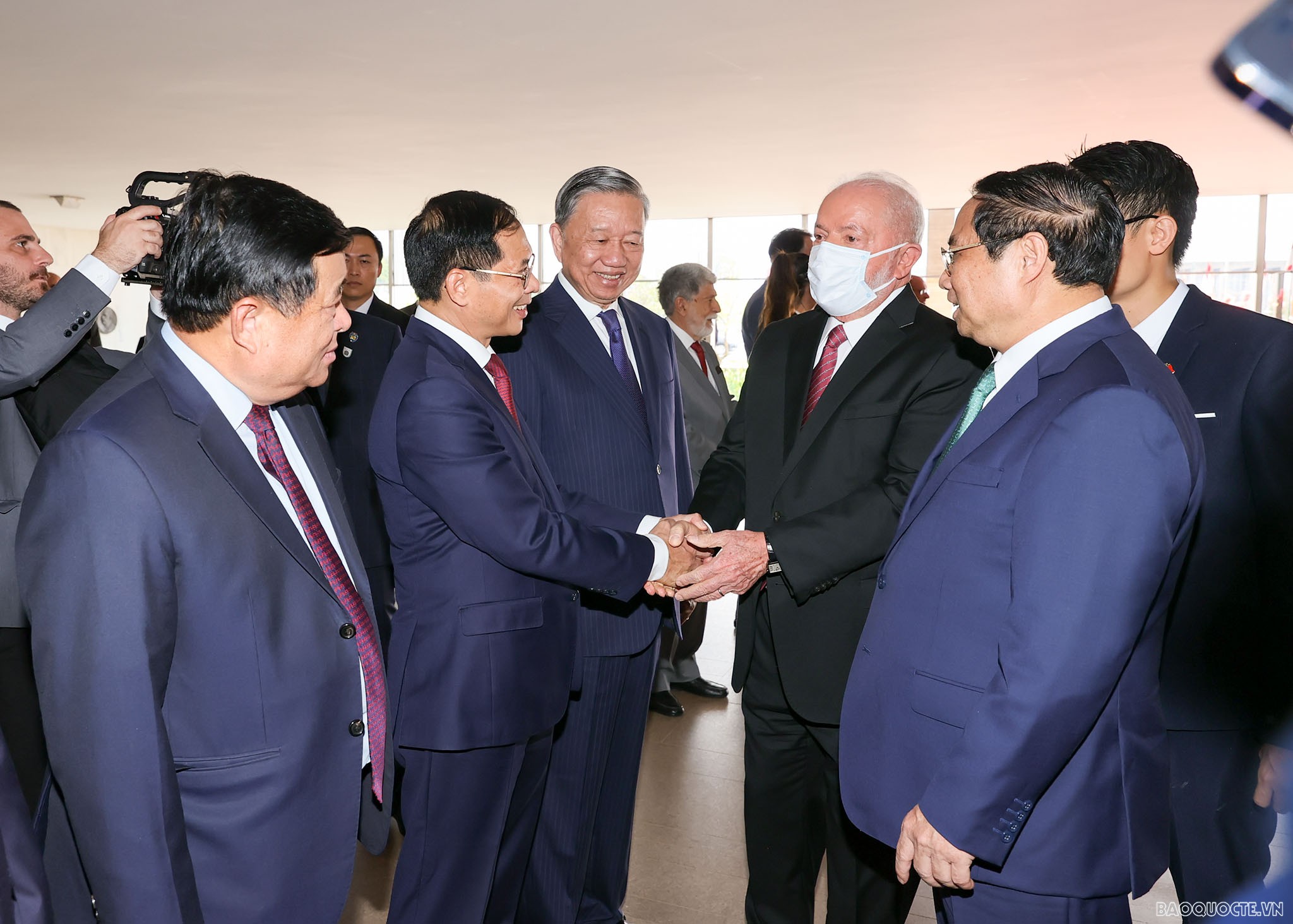 Tổng thống Brazil chủ trì lễ đón chính thức Thủ tướng Chính phủ Phạm Minh Chính