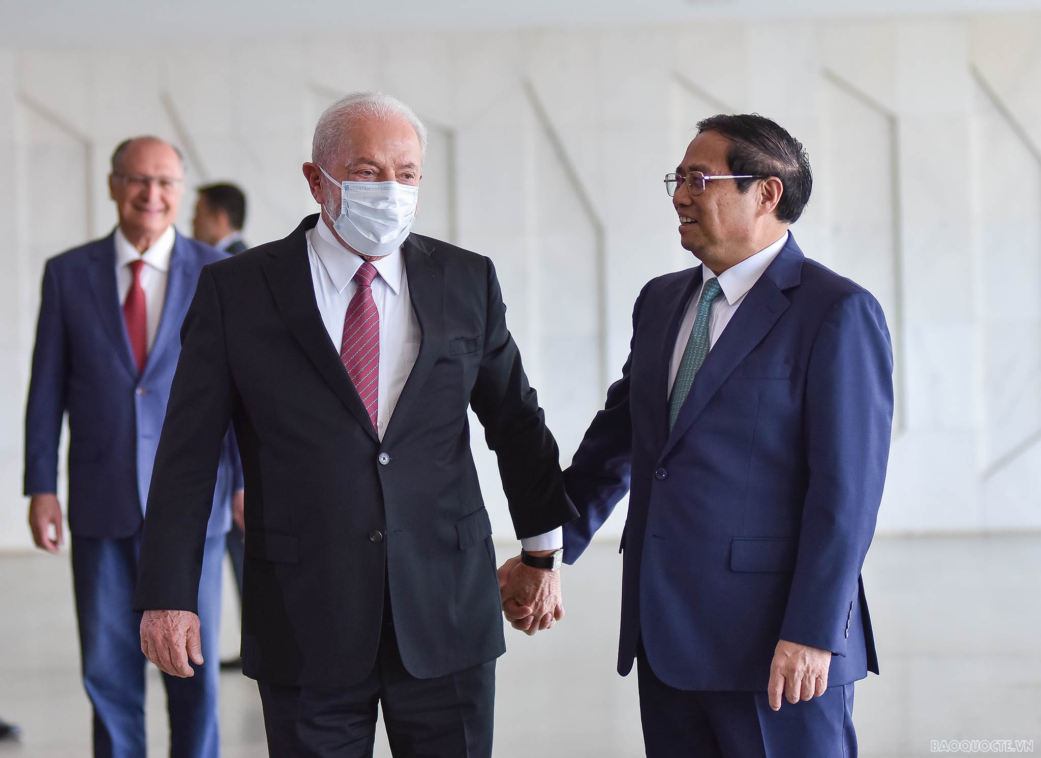 Tổng thống Brazil chủ trì lễ đón chính thức Thủ tướng Chính phủ Phạm Minh Chính