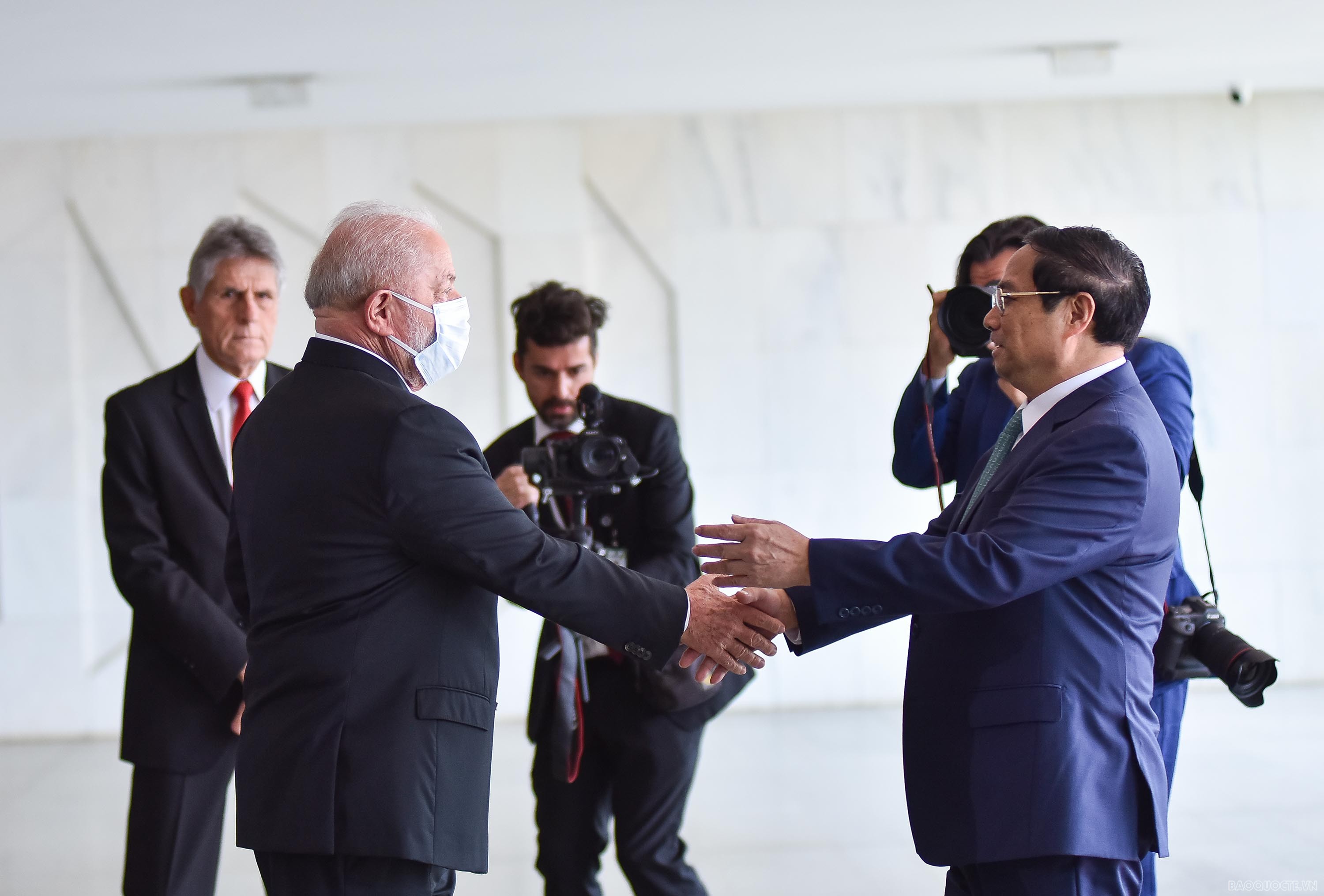 Tổng thống Brazil chủ trì lễ đón chính thức Thủ tướng Chính phủ Phạm Minh Chính