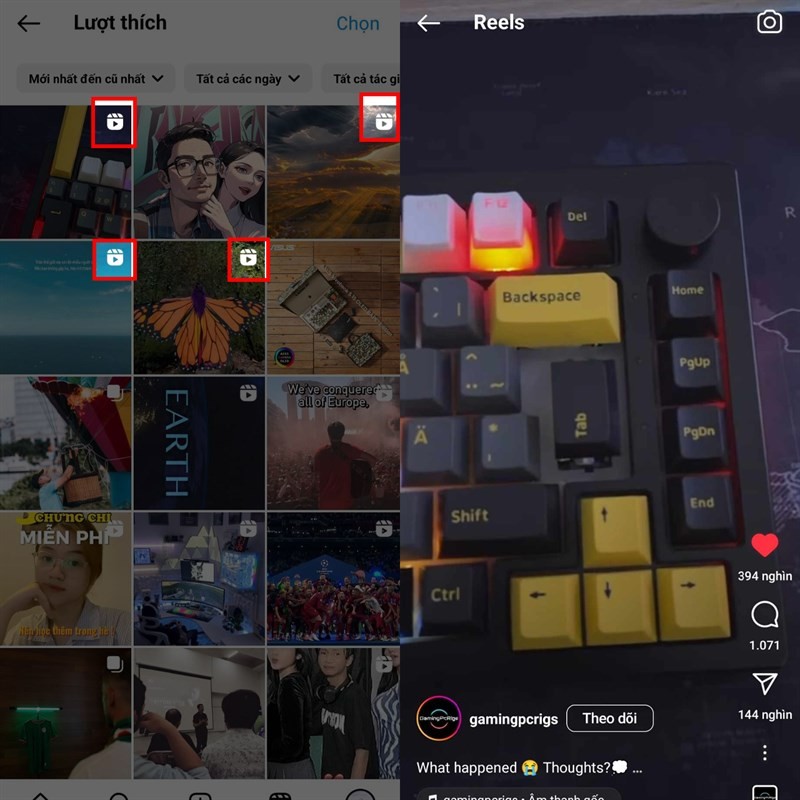 Xem video đã thích trên Instagram không thể dễ hơn