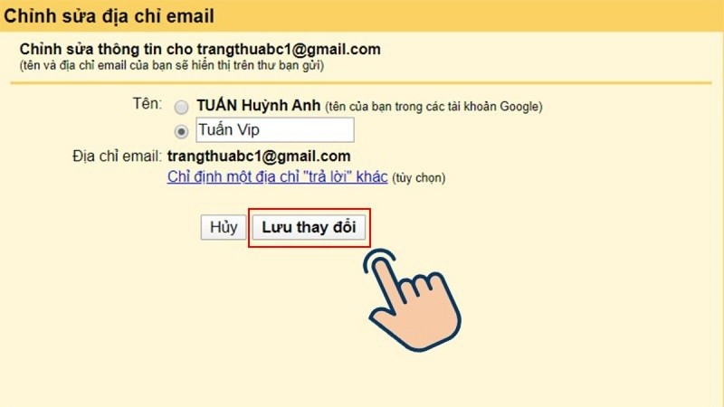 Hướng dẫn đổi tên Gmail trên điện thoại, máy tính đơn giản nhất Hướng dẫn đổi tên Gmail trên điện thoại, máy tính đơn giản nhất