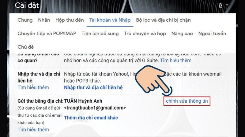 Hướng dẫn đổi tên Gmail trên điện thoại, máy tính đơn giản nhất Hướng dẫn đổi tên Gmail trên điện thoại, máy tính đơn giản nhất