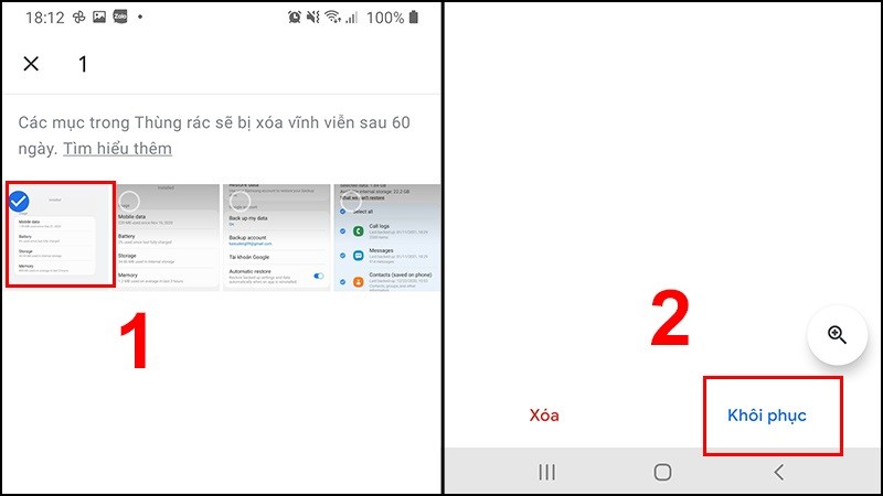 Khôi phục ảnh đã xóa vĩnh viễn trên Google Photos đơn giản, nhanh chóng Khôi phục ảnh đã xóa vĩnh viễn trên Google Photos đơn giản, nhanh chóng