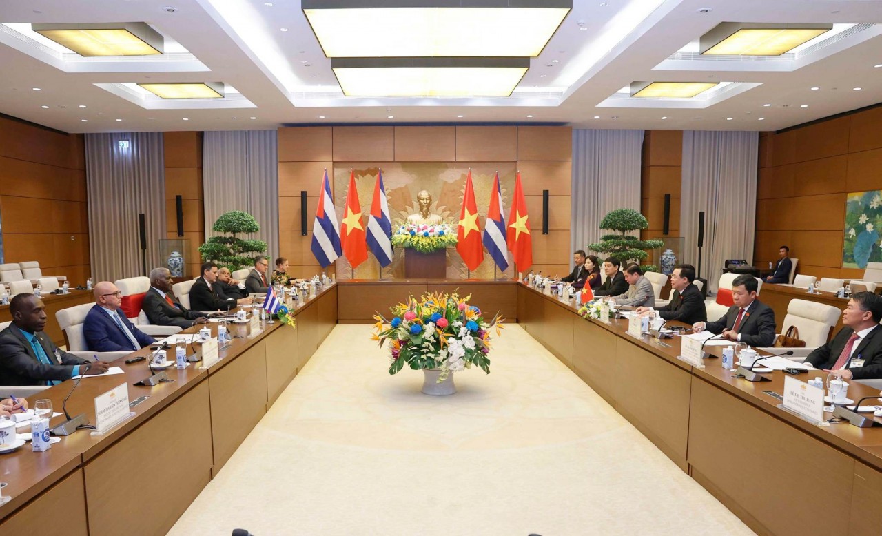 Toàn cảnh buổi tiếp. (Nguồn: TTXVN) Toàn cảnh buổi tiếp. (Nguồn: TTXVN)