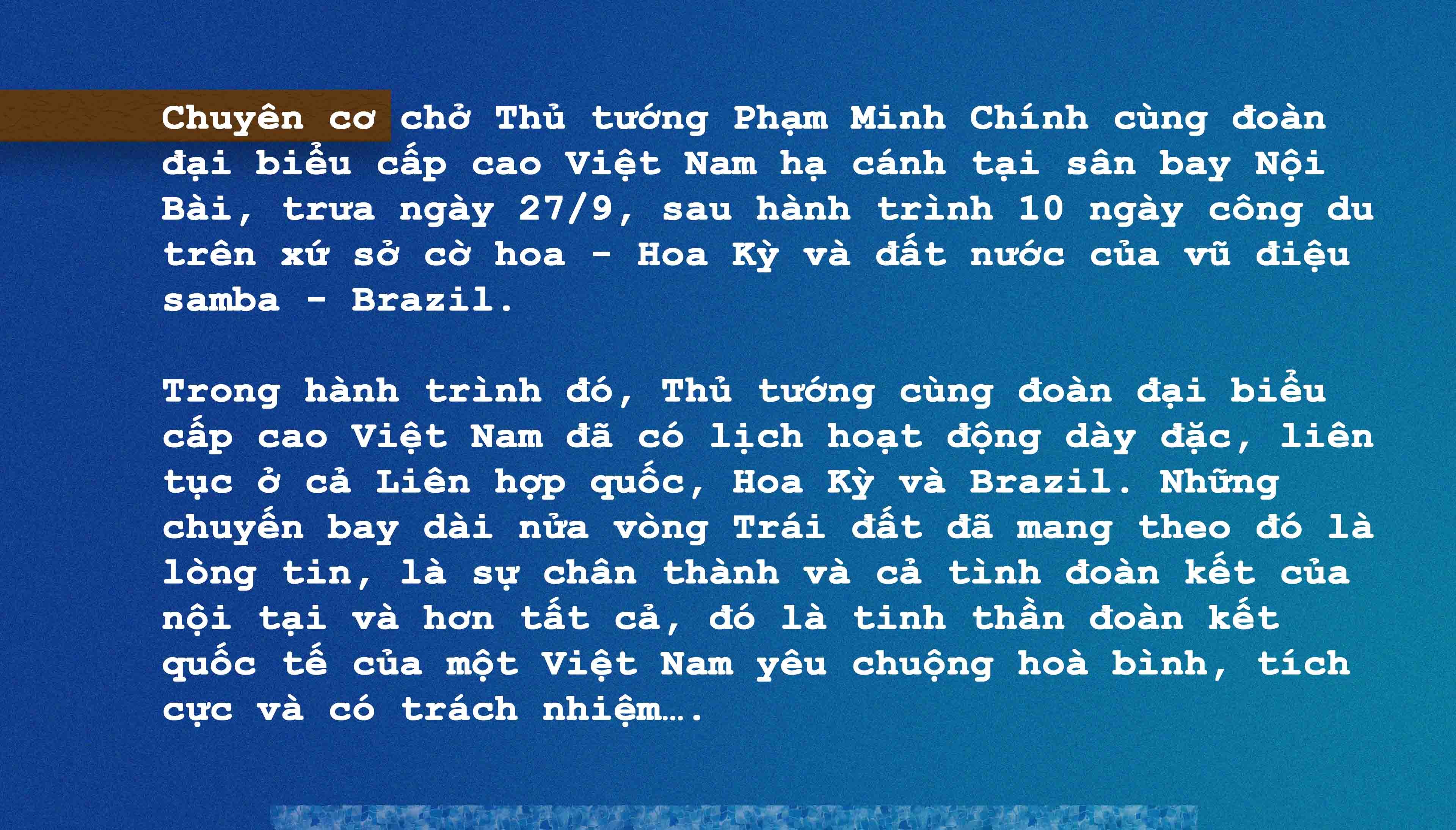 Mang lòng tin, sự chân thành và tình đoàn kết đến nửa bên kia bán cầu