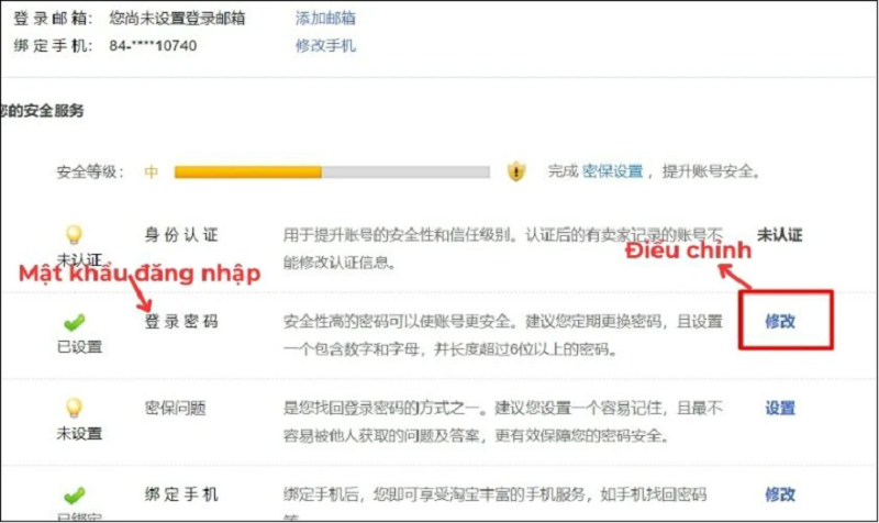 Tạo tài khoản Taobao trên điện thoại và máy tính cực nhanh