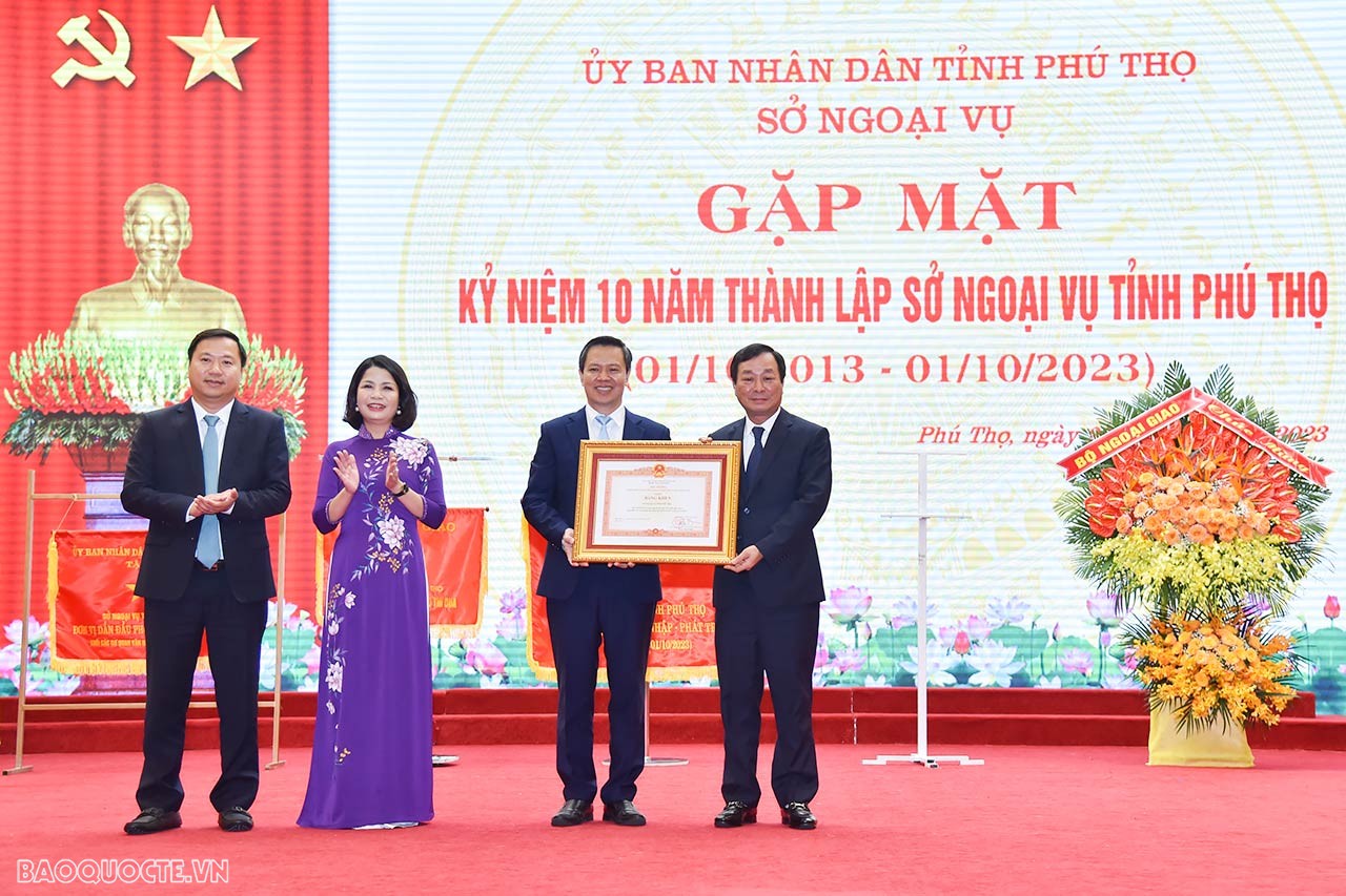 Sở Ngoại vụ tỉnh Phú Thọ kỷ niệm 10 năm ngày thành lập