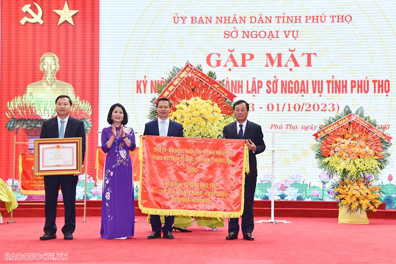 Sở Ngoại vụ tỉnh Phú Thọ kỷ niệm 10 năm ngày thành lập