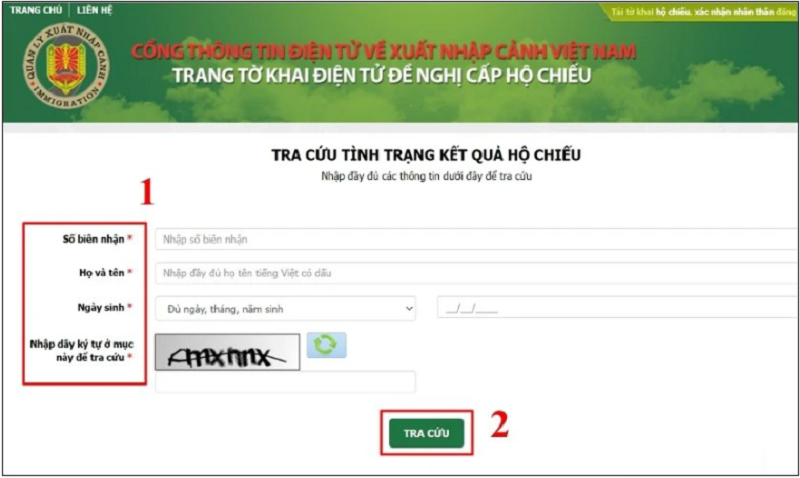 Hướng dẫn 2 cách tra cứu hộ chiếu online đơn giản, chính xác Hướng dẫn 2 cách tra cứu hộ chiếu online đơn giản, chính xác