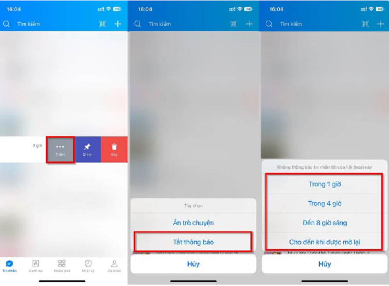 Cách tắt thông báo một người cụ thể trên Zalo để tránh bị làm phiền Cách tắt thông báo một người cụ thể trên Zalo để tránh bị làm phiền