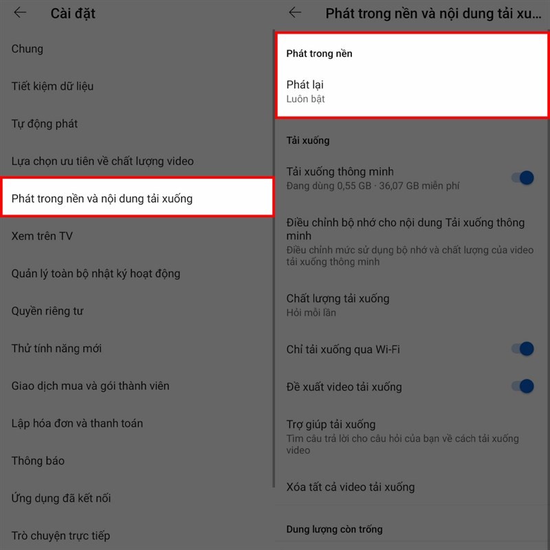 Hướng dẫn cách bật phát trong nền trên YouTube vẫn được nghe nhạc khi màn hình tắt Hướng dẫn cách bật phát trong nền trên YouTube vẫn được nghe nhạc khi màn hình tắt