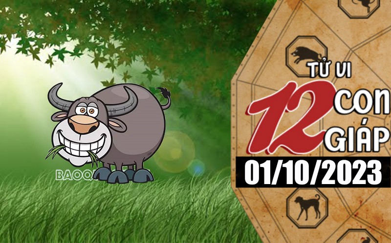 Tử vi hôm nay, xem tử vi 12 con giáp hôm nay ngày 1/10/2023: Tuổi Sửu sự nghiệp thăng tiến