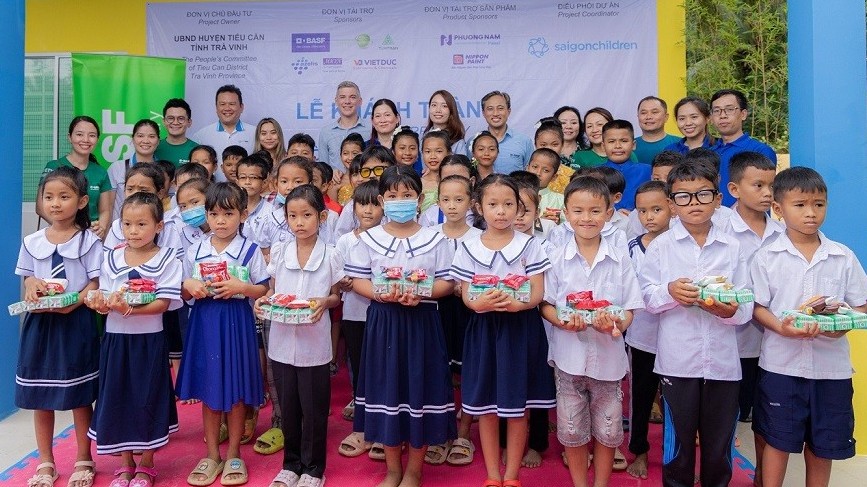 Khánh thành ngôi trường mới cho học sinh vùng sâu tại tỉnh Trà Vinh