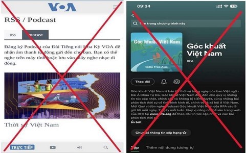 Hình ảnh một số kênh tiêu cực, chống phá trên ứng dụng Podcast. Hình ảnh một số kênh tiêu cực, chống phá trên ứng dụng Podcast.