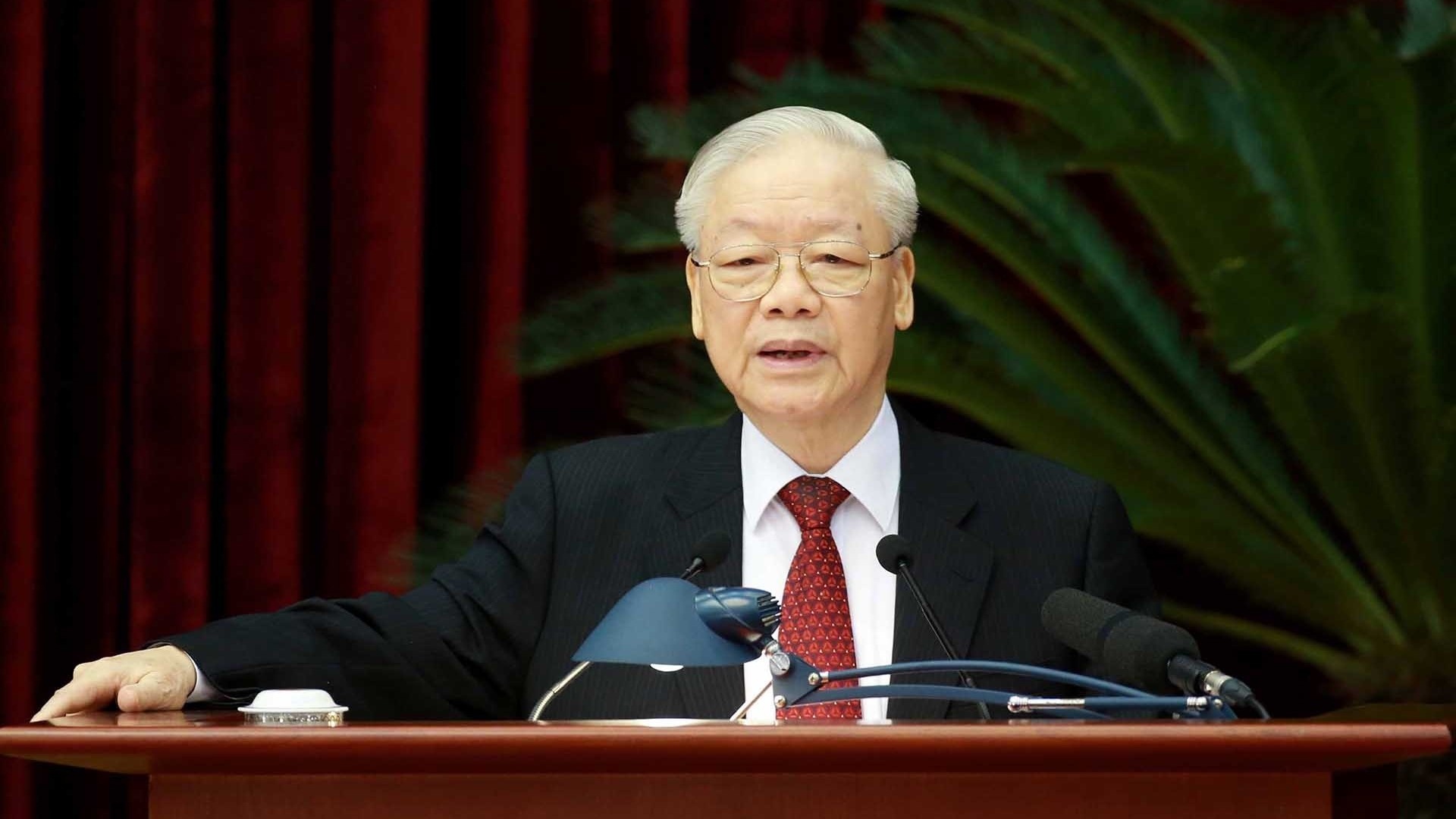 toan van phat bieu cua tong bi thu nguyen phu trong khai mac hoi nghi trung uong 8 khoa xiii