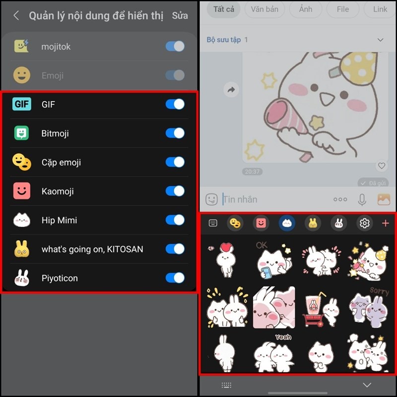 Hướng dẫn cách kích hoạt gift emoji trên điện thoại Android Hướng dẫn cách kích hoạt gift emoji trên điện thoại Android