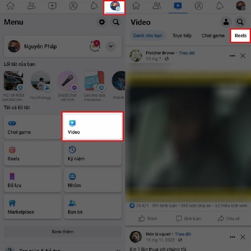 Xem Reels trên Facebook tự động, không cần chạm tay trên màn hình