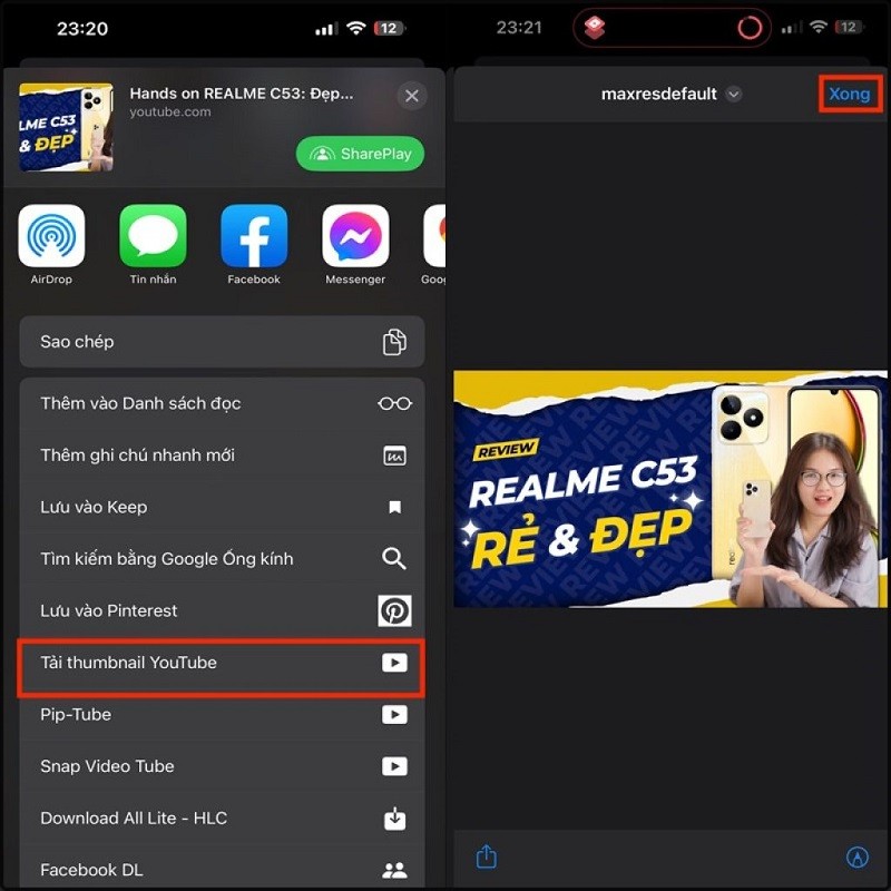 Cách tải ảnh nền trên video YouTube (thumbnail) về iPhone cực đơn giản