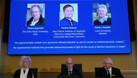 Giải Nobel Vật lý 2023 đã chính thức có chủ