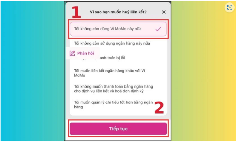 Cách hủy liên kết ngân hàng với MoMo khi không sử dụng nhanh chóng Cách hủy liên kết ngân hàng với MoMo khi không sử dụng nhanh chóng