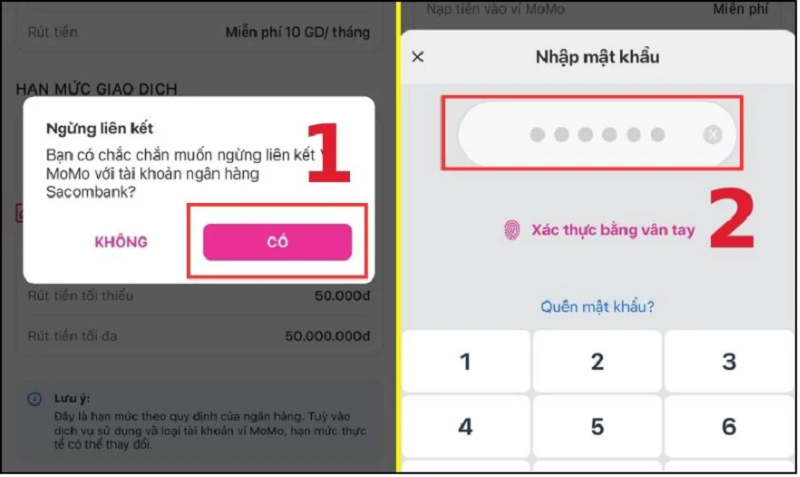 Cách hủy liên kết ngân hàng với MoMo khi không sử dụng nhanh chóng Cách hủy liên kết ngân hàng với MoMo khi không sử dụng nhanh chóng