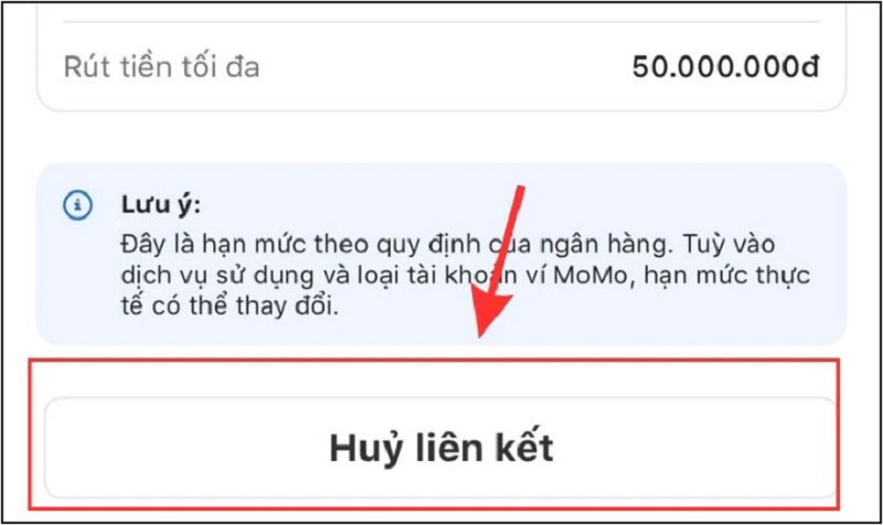 Cách hủy liên kết ngân hàng với MoMo khi không sử dụng nhanh chóng Cách hủy liên kết ngân hàng với MoMo khi không sử dụng nhanh chóng