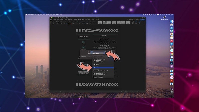 Chuyển File Word sang PDF trên MacBook không thể đơn giản hơn Chuyển File Word sang PDF trên MacBook không thể đơn giản hơn