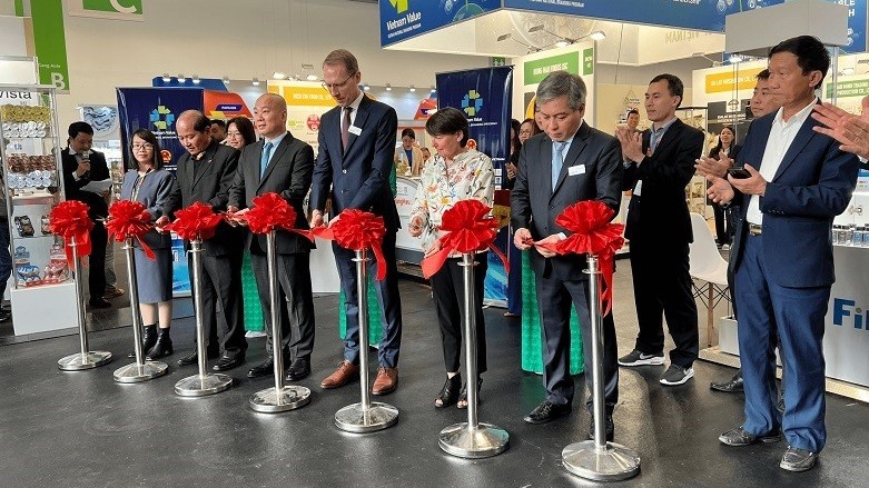 Bốn doanh nghiệp Thương hiệu quốc gia Việt Nam nổi bật tại Hội chợ Quốc tế công nghiệp thực phẩm Anuga 2023