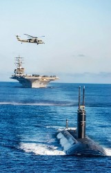 Lo ngại khí tài chiến lược của Mỹ ở vùng biển nguy hiểm, Triều Tiên cảnh báo sử dụng vũ khí hạt nhân phủ đầu