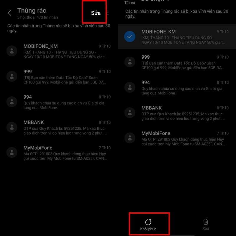 3 cách khôi phục tin nhắn SMS trên Samsung đơn giản và hiệu quả