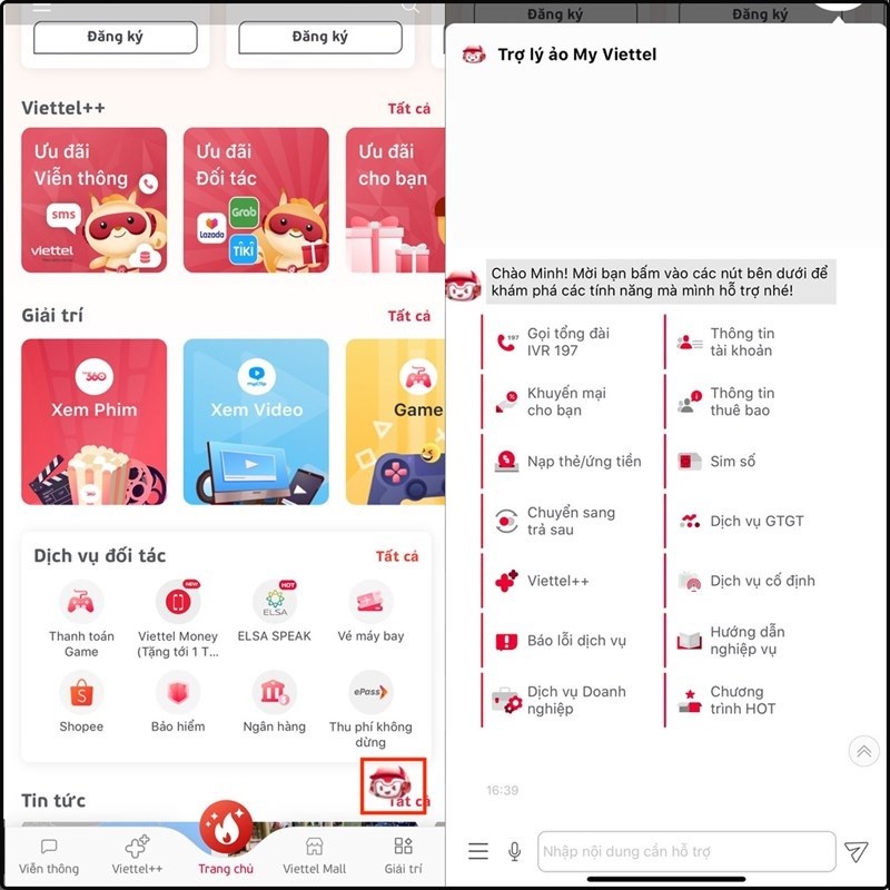 Sử dụng trợ lý ảo My Viettel để được hỗ trợ chính xác hơn Sử dụng trợ lý ảo My Viettel để được hỗ trợ chính xác hơn