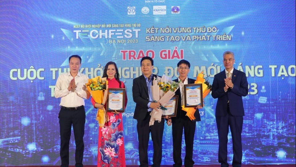 nhieu du an xuat sac duoc trao giai khoi nghiep doi moi sang tao ha noi nam 2023